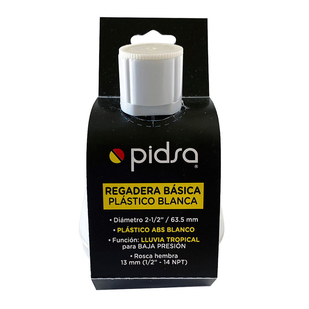 Regadera Básica Blanca