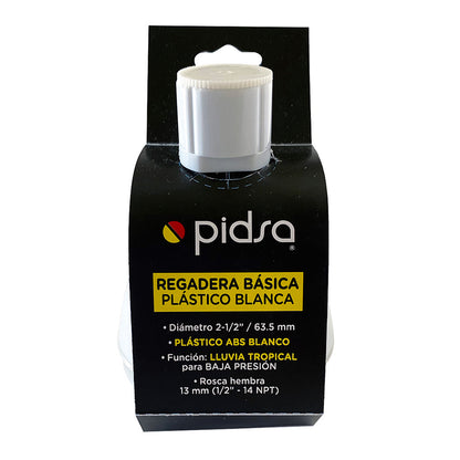 Regadera Básica Blanca