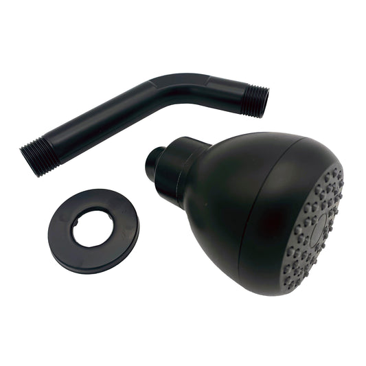 EcoShower Black Pro – Regadera Ahorradora Antisarro con Brazo Pidsa